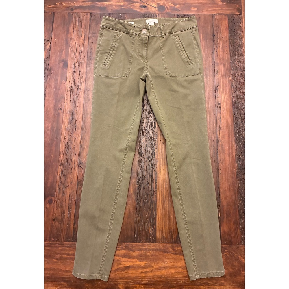 LOFT Modern Skinny Ankle Pants Women's Size 2 Split Leg Business Casual Preppy